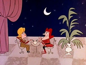 Screenshots from the 1961 Jay Ward Productions cartoon John Ogre