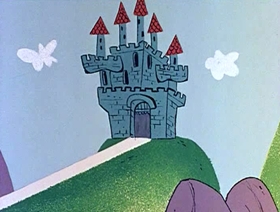 Screenshots from the 1961 Jay Ward Productions cartoon John Ogre