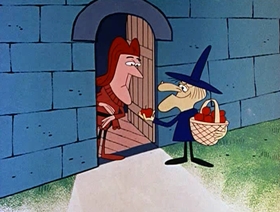 Screenshots from the 1961 Jay Ward Productions cartoon John Ogre