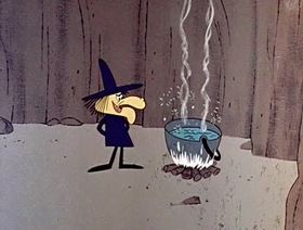 Screenshots from the 1961 Jay Ward Productions cartoon John Ogre