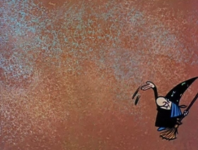 Screenshots from the 1961 Jay Ward Productions cartoon The Mysterious Castle