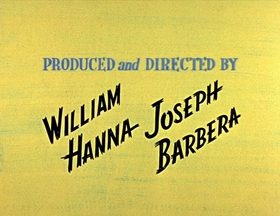 Screenshots from the 1961 Hanna-Barbera cartoon Booby Trapped Bear