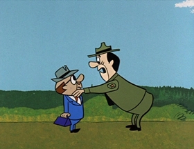 Screenshots from the 1961 Hanna-Barbera cartoon Do or Diet