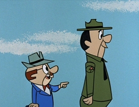 Screenshots from the 1961 Hanna-Barbera cartoon Do or Diet