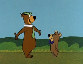 Screenshots from the 1961 Hanna-Barbera cartoon Do or Diet