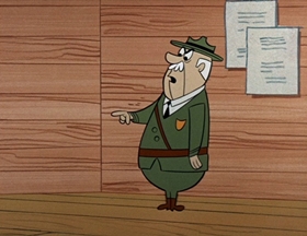 Screenshots from the 1961 Hanna-Barbera cartoon Do or Diet