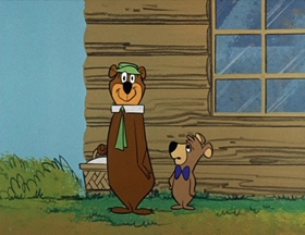 Screenshots from the 1961 Hanna-Barbera cartoon Do or Diet