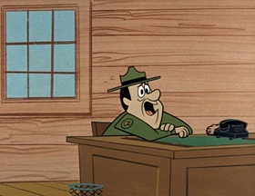 Screenshots from the 1961 Hanna-Barbera cartoon Do or Diet