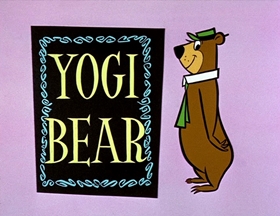 Screenshots from the 1961 Hanna-Barbera cartoon Bears and Bees