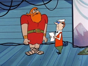 Screenshots from the 1961 Hanna-Barbera cartoon Paws for Applause