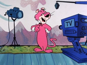 Screenshots from the 1961 Hanna-Barbera cartoon Paws for Applause