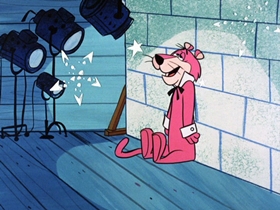 Screenshots from the 1961 Hanna-Barbera cartoon Paws for Applause
