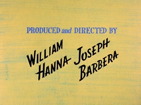 Screenshots from the 1961 Hanna-Barbera cartoon Paws for Applause