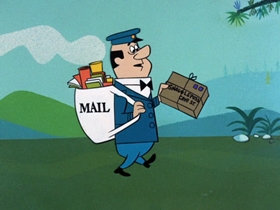 Screenshots from the 1961 Hanna-Barbera cartoon Paws for Applause