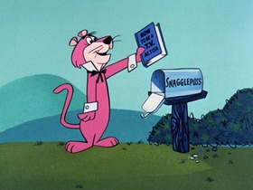 Screenshots from the 1961 Hanna-Barbera cartoon Paws for Applause