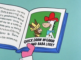 Screenshots from the 1961 Hanna-Barbera cartoon Paws for Applause