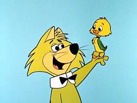 Screenshots from the 1961 Hanna-Barbera cartoon Foxy Proxy