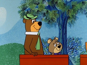 Screenshots from the 1961 Hanna-Barbera cartoon Loco Locomotive