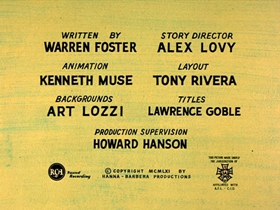 Screenshots from the 1961 Hanna-Barbera cartoon Loco Locomotive