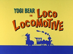 Screenshots from the 1961 Hanna-Barbera cartoon Loco Locomotive