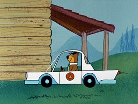 Screenshots from the 1961 Hanna-Barbera cartoon A Wooin