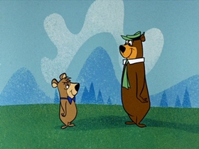 Screenshots from the 1961 Hanna-Barbera cartoon A Wooin