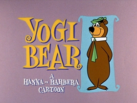 Screenshots from the 1961 Hanna-Barbera cartoon Batty Bear