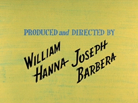 Screenshots from the 1961 Hanna-Barbera cartoon Batty Bear