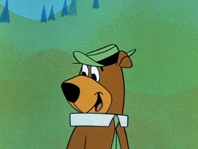 Screenshots from the 1961 Hanna-Barbera cartoon Ice Box Raider