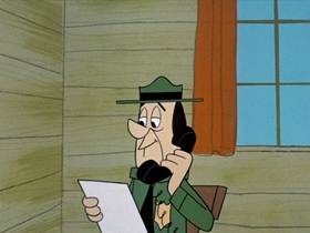 Screenshots from the 1961 Hanna-Barbera cartoon Ice Box Raider