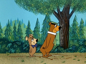 Screenshots from the 1961 Hanna-Barbera cartoon Ice Box Raider