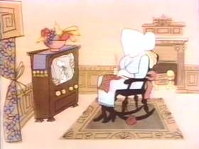 Screenshots from the 1961 Bagdasarian Productions cartoon Buffalo Gals