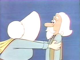 Screenshots from the 1961 Bagdasarian Productions cartoon Buffalo Gals