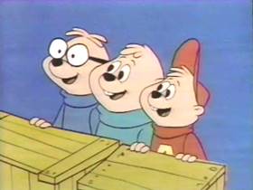 Screenshots from the 1961 Bagdasarian Productions cartoon Buffalo Gals