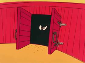 Screenshots from the 1961 Bagdasarian Productions cartoon The Brave Chipmunks