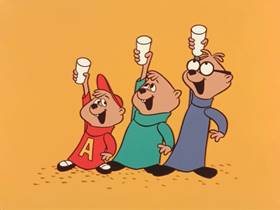 Screenshots from the 1961 Bagdasarian Productions cartoon The Brave Chipmunks