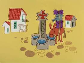 Screenshots from the 1961 Bagdasarian Productions cartoon The Brave Chipmunks