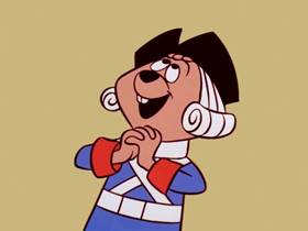 Screenshots from the 1961 Bagdasarian Productions cartoon Yankee Doodle