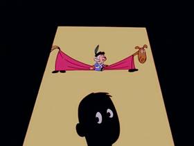 Screenshots from the 1961 Bagdasarian Productions cartoon Yankee Doodle