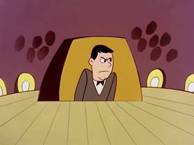 Screenshots from the 1961 Bagdasarian Productions cartoon Yankee Doodle