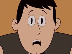 Screenshots from the 1961 Bagdasarian Productions cartoon Yankee Doodle