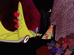 Screenshots from the 1961 Bagdasarian Productions cartoon Yankee Doodle