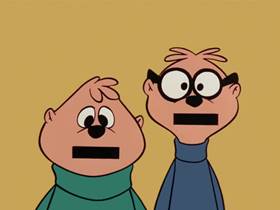 Screenshots from the 1961 Bagdasarian Productions cartoon Witch Doctor