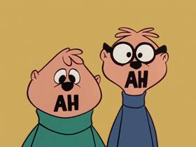 Screenshots from the 1961 Bagdasarian Productions cartoon Witch Doctor