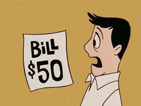 Screenshots from the 1961 Bagdasarian Productions cartoon Witch Doctor