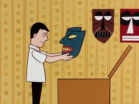 Screenshots from the 1961 Bagdasarian Productions cartoon Witch Doctor