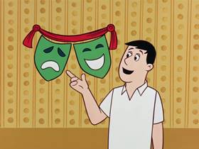 Screenshots from the 1961 Bagdasarian Productions cartoon Witch Doctor