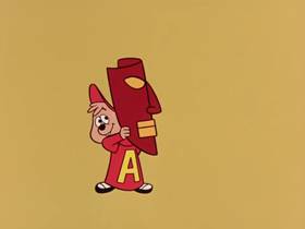 Screenshots from the 1961 Bagdasarian Productions cartoon Witch Doctor