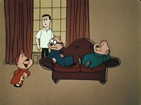 Screenshots from the 1961 Bagdasarian Productions cartoon Spain