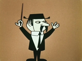 Screenshots from the 1961 Bagdasarian Productions cartoon Spain